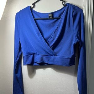 shein long sleeve crop top